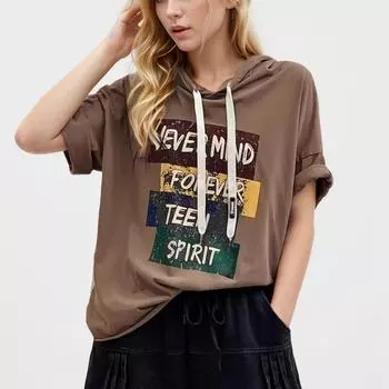 DIMANAF 2024 Новая летняя женская футболка больших размеров с коротким рукавом, шляпа с мультяшным принтом, базовая свободная красная повседневная футболка с круглым вырезом, большие синие топы, новинка