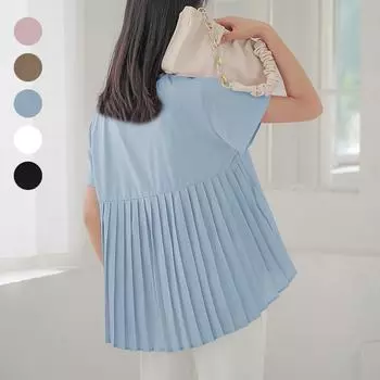 DIMANAF 2024 Новая летняя женская футболка больших размеров с коротким рукавом, плиссированная базовая свободная повседневная футболка с круглым вырезом и большими топами
