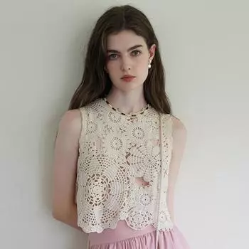 Dimanaf 2024 Новая летняя женская футболка с жилетом и рукавами, базовые модные топы, кружевные футболки, повседневные свободные белые футболки