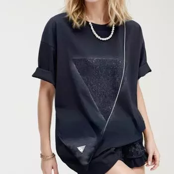 DIMANAF 2024, новая летняя женская хлопковая футболка, базовая свободная повседневная футболка с короткими рукавами и круглым вырезом, большие топы, новинка