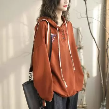 DIMANAF 2024, новинка, летние женские размеры больших размеров, свободная толстовка с длинными рукавами и принтом, базовые топы с вышивкой и круглым вырезом, футболка, новинка 04