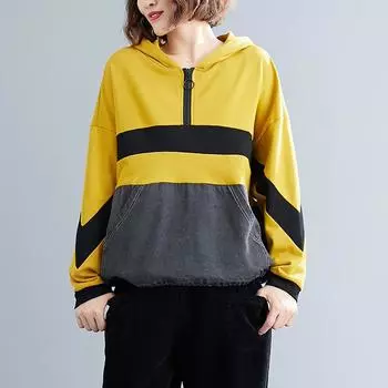 DIMANAF 2024, новинка весны, большие размеры, женская рубашка с капюшоном, свободные повседневные базовые топы с длинными рукавами, футболка, новый пуловер