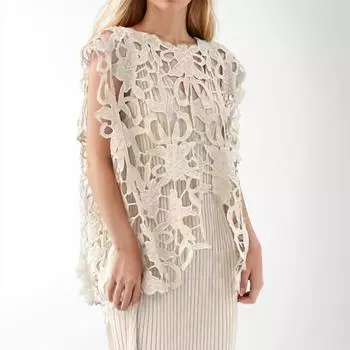 DIMANAF 2024, новый летний женский жилет, футболка без рукавов, базовые модные топы, кружевные футболки, повседневные свободные зеленые футболки 255 One Size чёрный