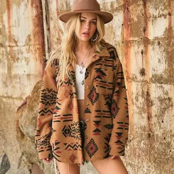 Dimanaf 2024 Новый стильный костюм, клетчатая зимняя куртка, большая короткая куртка, женская одежда, винтажная свободная куртка с длинными рукавами