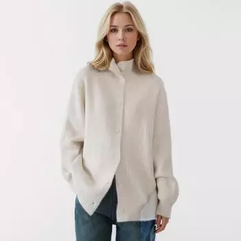 DIMANAF 2024 Осень Женские свитера Зимние пуловеры Топы Женские пуговицы Трикотажные Базовые однотонные футболки Рубашка 3192