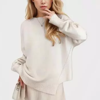 DIMANAF 2024, осенние женские свитера, зимний женский пуловер, топы, женская водолазка, трикотажные базовые однотонные футболки 4152