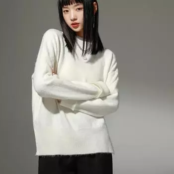 DIMANAF 2024, осенние женские свитера, зимний женский пуловер, топы, женская одежда, трикотажные базовые однотонные футболки, рубашка
