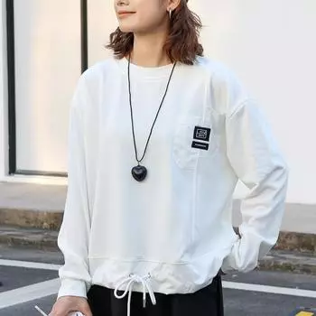 DIMANAF 2024 Осенняя футболка Однотонная футболка Женская печать Однотонные длинные рукава Свободные топы Футболки Фиолетовый One Size