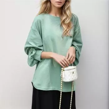 DIMANAF 2024 плюс размер, новая весенне-летняя блузка, рубашка с длинным рукавом, женские свободные толстовки, рубашки, повседневные топы