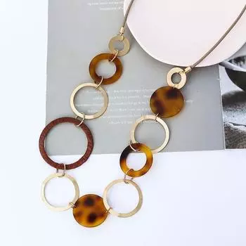 DIMANAF 2024, подвеска «Четыре сезона», аксессуар в этническом стиле, длинный этнический стиль, ретро лист, простые аксессуары, кулон