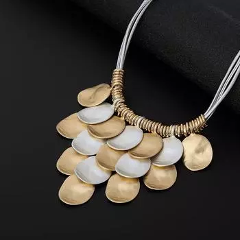 DIMANAF 2024 подвеска «Четыре сезона» ретро аксессуар простой этнический стиль длинные аксессуары в виде листьев в этническом стиле кулон