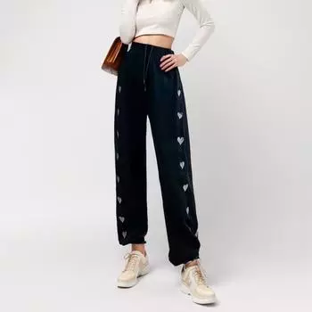Dimanaf 2024 Весенние длинные брюки больших размеров, женские свободные модные брюки, повседневные брюки, брюки 5XL