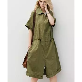 DIMANAF 2024, весна, большие размеры, женский длинный комбинезон, широкие брюки, брюки на молнии, свободный базовый пояс, повседневный однотонный