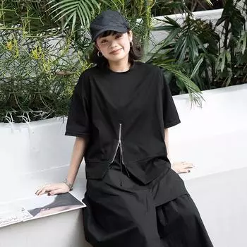 DIMANAF 2024 женская футболка женская однотонная эластичная с круглым вырезом хлопковые свободные топы с короткими рукавами и футболки белый черный