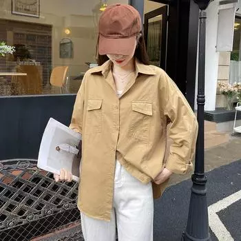 DIMANAF 2024, женская летняя новая блузка больших размеров, модная хлопковая повседневная рубашка, свободные пуговицы, базовые женские однотонные футболки, топы