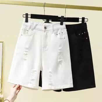 DIMANAF 2024, женские джинсы больших размеров, джинсовые длинные брюки с эластичной резинкой на талии, свободные повседневные шаровары, черные, белые брюки