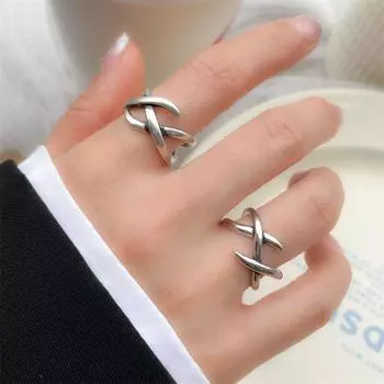 DIMANAF 2024 Женское ювелирное стальное кольцо Элегантное модное женское кольцо one size