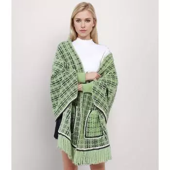 DIMANAF 2024, зимние свитера больших размеров, плащ, осенний оверсайз, женские свитера «летучая мышь», вязаный свободный кардиган с открытой вышивкой, красный свитер