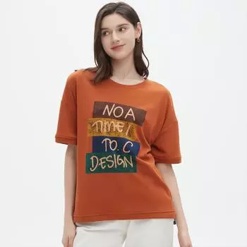 DIMANAF 2025 Летняя футболка женская с буквенным принтом, короткий рукав, свободная, белая, черная One size белый