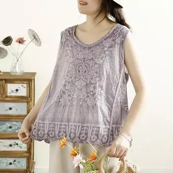 DIMANAF 2025 Летняя женская футболка без рукавов Базовые модные топы Футболки Повседневные свободные белые футболки One Size золотой