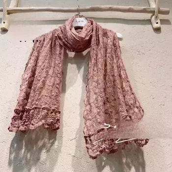 DIMANAF Four Seasons Женский Стиль Кружева Винтаж Ретро Стильный Нерегулярный Шаль Шарф One Size