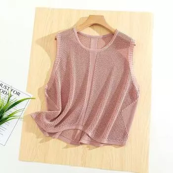 DIMANAF Летняя женская футболка без рукавов Базовый жилет Модные топы Футболки Повседневные свободные белые футболки