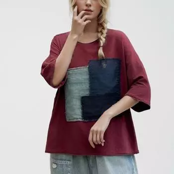 DIMANAF, лето 2024, футболка больших размеров, женские хлопковые топы, винтажные свободные базовые футболки, блузка, одежда 26