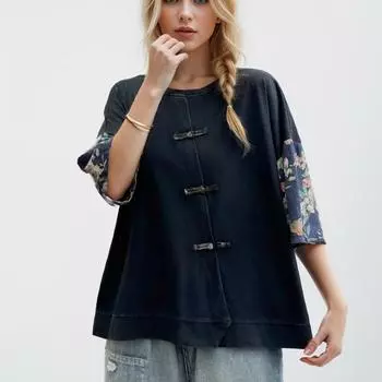 DIMANAF, лето 2024, женская футболка больших размеров, топы из хлопка с принтом, свободные базовые футболки с героями мультфильмов, рубашка, блузка, одежда 17