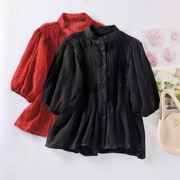 DIMANAF, лето 2024, женская футболка больших размеров, новые льняные однотонные повседневные топы больших размеров, свободные футболки с короткими рукавами