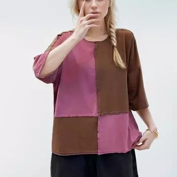 DIMANAF, лето 2024, женская хлопковая футболка больших размеров, топы с винтажным принтом, свободные цветочные базовые футболки, одежда 32