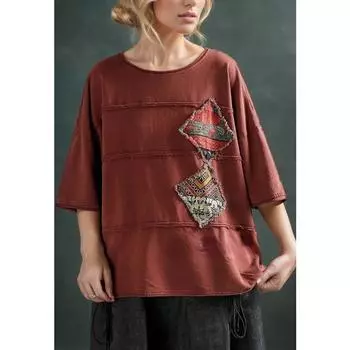 DIMANAF, лето 2024, женская хлопковая футболка больших размеров, топы с вышивкой, винтажные свободные базовые футболки с принтом, блузка, одежда