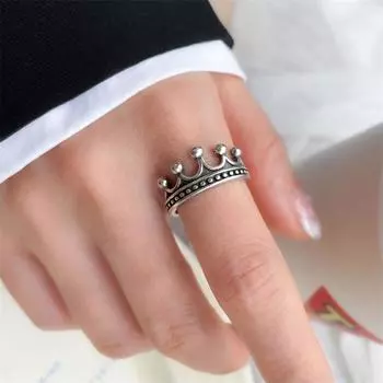 DIMANAF Женские ювелирные изделия Стальное кольцо Элегантные женские модные кольца one size