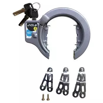 Dimple Key Ring Lock Silver J&C [JC-046CLB]