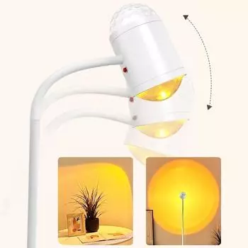 Динамическая водная рябь внутренний ночник с RGB пультом дистанционного управления кристалл акриловый светодиодный настольный светильник проектор закатный свет 16 цветов 9 белый