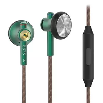 Динамические наушники NICEHCK EB2S с японской диафрагмой LPC 1DD, простой и классический дизайн, корпус из алюминиевого сплава, сбалансированный штекер, медь высокой чистоты