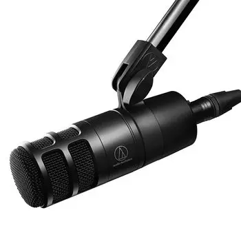 Динамический микрофон Audio Technica AT2040, супероднонаправленный поп-распределитель, черный микрофон/XLR/встроенный фильтр/подкаст/аудиокнига/игра