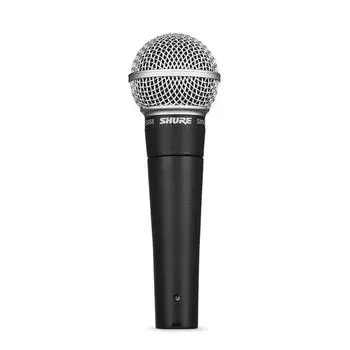 Динамический микрофон SHURE Без переключателя Однонаправленный кардиоидный XLR Проводной Вокальный Пение Запись вживую Распространение Запись Игры вживую Игровой Подкаст DTM
