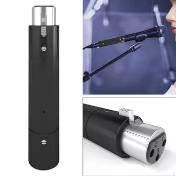 Динамический микрофонный усилитель, прочные аксессуары, профессиональный предусилитель чёрный