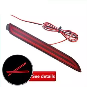 Динамический плавный отражатель, светодиодный задний фонарь заднего бампера, стоп-сигнал для Wish Sienna Camry Reiz Verso harrier Fortune