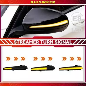 динамический поворотник для Mercedes Benz CES GLC W205 X253 W213 W222 V Class W447 светодиодный указатель поворота, индикатор бокового зеркала жёлтый