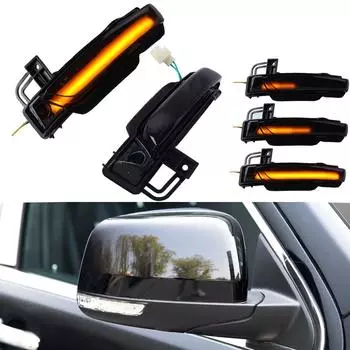 Динамический поворотник, светодиодный указатель поворота для JEEP GRAND CHEROKEE WK2 2010 2011 2012-индикатор бокового зеркала, динамическое боковое зеркало