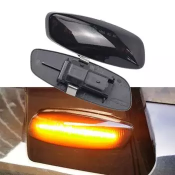 Динамический светодиодный боковой габаритный фонарь, сигнальный фонарь для Peugeot 207 308 3008 5008 RCZ, последовательный указатель поворота