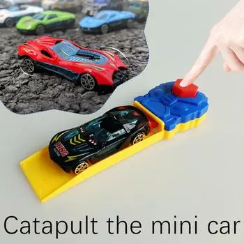 Динамический выброс сплава автомобиля катапульта мини автомобиль пусковая установка стрельба слайд толкает подарок гоночный автомобиль Chi V1J3 emitter-One size