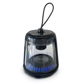 Динамик Bluetooth с защитой от брызг, маячок, беспроводной микрофон для смартфона, функция со светящимся магнитом для интерьера и улицы, черный