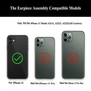 Динамик для уха Датчик приближения и окружающего освещения Модуль разъема шлейфа динамика