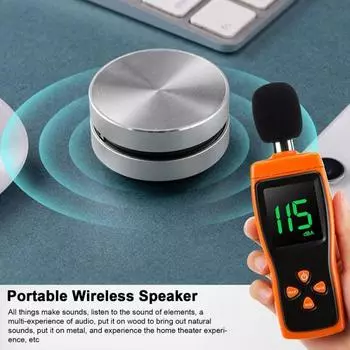 Динамик костной проводимости Беспроводной мини-стереозвук Креативный портативный Bluetooth-совместимый звуковой ящик Музыкальный плеер