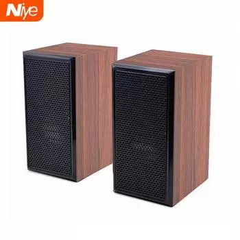 Динамик ПК для компьютера, ноутбука, настольного компьютера Caixa De Som, мини-звуковая коробка, музыкальная колонка Bocina, акустическая акустическая система Coluna чёрный