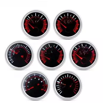 Динамометрический гоночный автомобиль 12 В Тахометр/Температура воды/Нагнетание/Температура масла/Давление масла/Вольтметр
