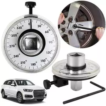 Динамометрический ключ, угловой измеритель крутящего момента для точной угловой затяжки, регулируемый угловой измерительный инструмент, оборудование для автосервиса UNITED KINGDOM