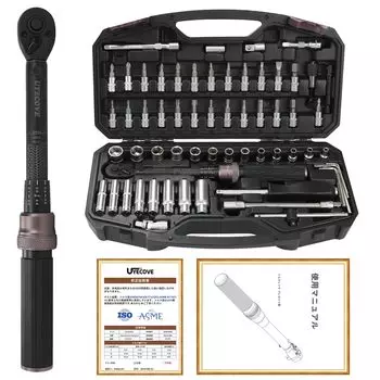 Динамометрический ключ UYECOVE Road Preset Drive mm Machine Высокая точность Двойная шкала 72 Подача Быстрая простая калибровка Японская инструкция Кейс для хранения
